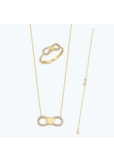 Altınbaş Altın Üçlü Sonsuzluk Set Utkuyg006-25824-set