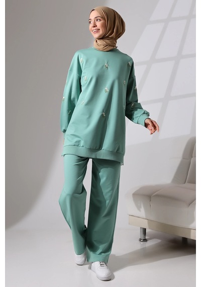 Mihran Butik Kadın Mint Yeşili Mevsimlik Penye Alt Üst Spor Ve Rahat Ikili Tunik Pantolon Şık Tesettür Takım Mint Yeşili Mihran Butik Kadın Mint Yeşili Mevsimlik Penye Alt Üst Spor Ve Rahat Ikili Tunik Pantolon Şık Tesettür Takım Mint Yeşili