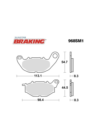 Yarı Metalik Ön Fren Balatası / Yamaha / Yzf R25 / 250cc / Ön / 2014-2015-2016-2017-2018-2019-2020-2021-2022-2023