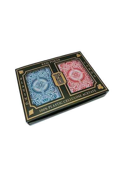 Kem Arrow, Poker Boyu, Standard Endeks, Kırmızı & Mavi, Çift Deste