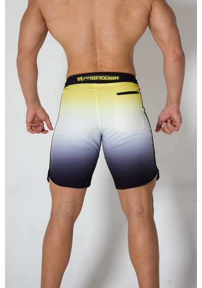 Pose I Down Aurora Black Npc Short Erkek Fizik Ve Deniz Şortu Sarı