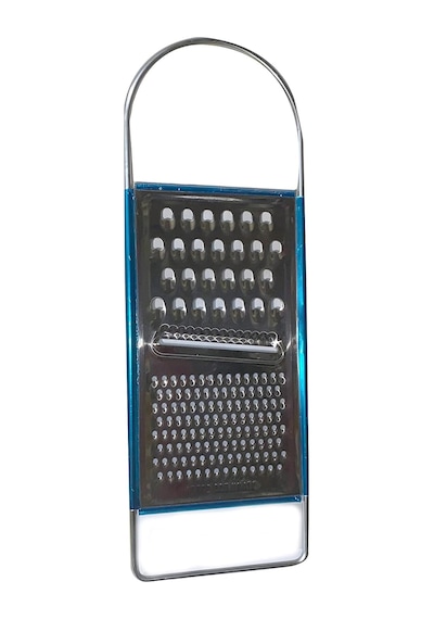 Paslanmaz Metal Saplı Mavi Üç Fonksiyonlu Düz Rende 30 X 11 Cm Çok Renkli