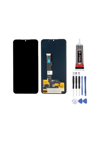Xiaomi Mi 9se Uyumlu Lcd Ekran Çıtasız Oled Siyah Küçük Uyumlu Lcd Ekran + Montaj Kiti