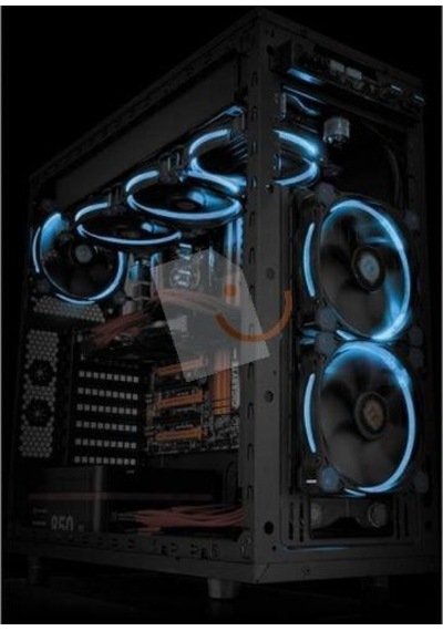 Thermaltake Cl F038 Pl12Bu A Riing 120Mm Mavi Ledli Kasa Fanı