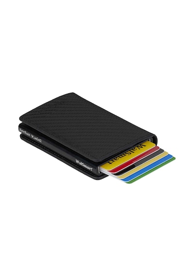 Walsmart Book Carbon Akıllı Mekanizmalı Deri Cüzdan