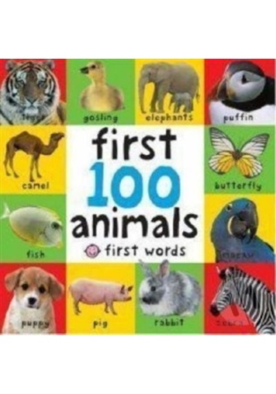 First 100 Animals Board Book