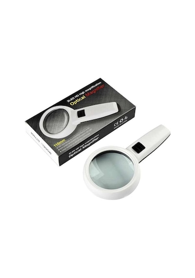 -3 Ledli 5x95mm & 10x19mm El Büyüteç, Takı, Okuma,para Kontrol Için Dt7665