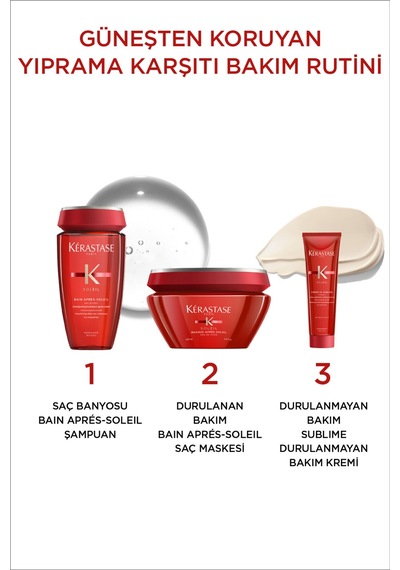 Kerastase Soléil Masque Uv Défense Active Güneşten Koruyan Saç Maskesi 200ml