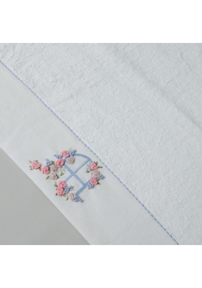 Linens Ficus Bambu Yüz Havlusu 50x85 Cm Beyaz Beyaz