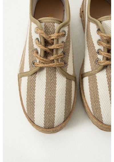Gabriella Hasır Bağcık Detaylı Kadın Espadril Sneaker Dxgabriella Beyaz