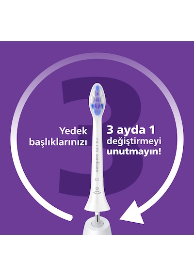Philips Sonicare HX6052/87 Sensitive 2'li Diş Fırçası Başlığı