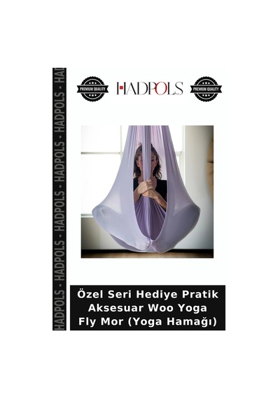 Özel Seri Hediye Pratik Aksesuar Woo Yoga Fly Mor Yoga Hamağı
