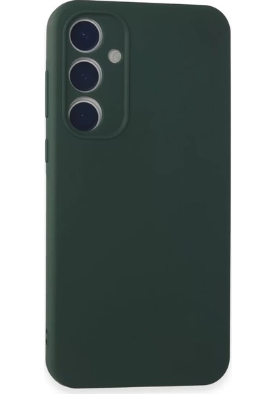 Newface Samsung Galaxy A15 4g Kılıf First Silikon - Koyu Yeşil