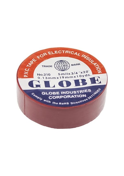 Globe Kırmızı Elektrik Bandı - İzole Bant