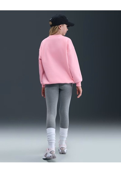 Nike Fd2923-690 Sportswear Club Fleece Büyük Çocuk Bol Kesimli Sweatshirt - Pembe