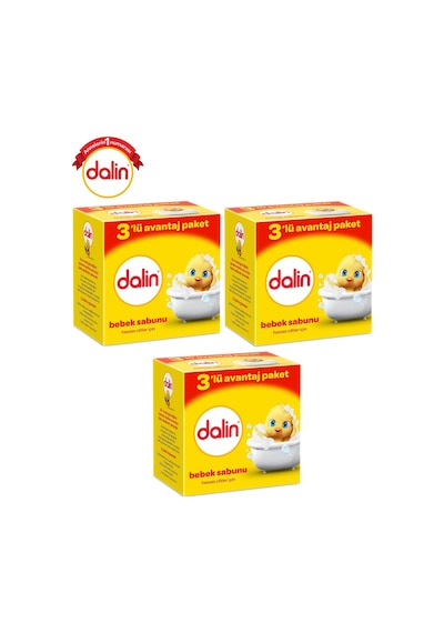 Dalin Bebek Sabunu 100gr 9 Lu Set Hassas Ciltler İçin