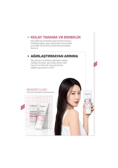 Keratin & Peptit İçeren Onarıcı Saç Bakım Kremi Yıpranmış Saçlar İçin Güçlendirici Bakım 250ml