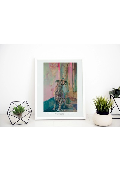 Paw-pow No:18 Art Print
