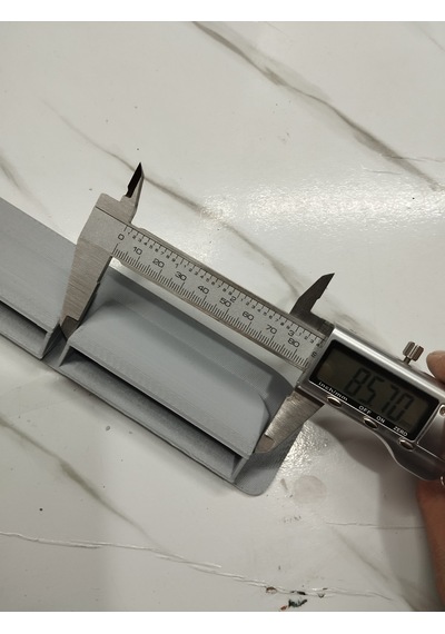 A4 Sürgülü Güneş Tavan Tutucu Plastiği 10671d Demonte 2 Parça 3d Üretim -