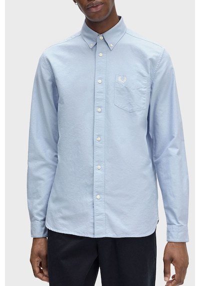 Fred Perry Erkek Gömlek M5516 146 Açık Mavi Açik Mavi