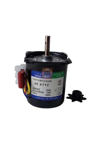 68 Ktyz 28w 10 Rpm Redüktörlü Ac Senkron Motor