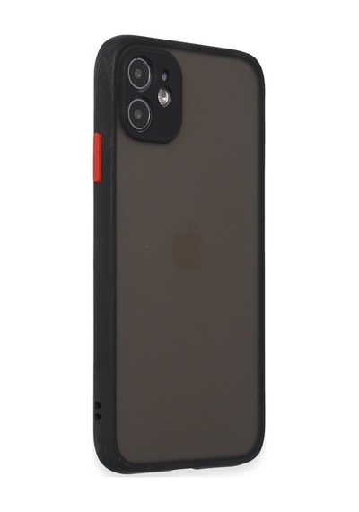 Apple iPhone Uyumlu  11 Kılıf Montreal Silikon Kapak -  Siyah