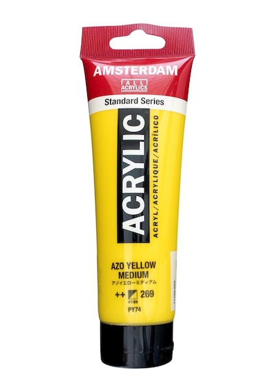 Amsterdam Standart Akrilik Boya 120ml Azo Yellow Medium / 269 Diğer