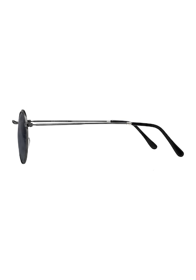 Sanches Retro Gun Metal Füme Polarize Cam Yuvarlak Güneş Gözlüğü 50 Diğer