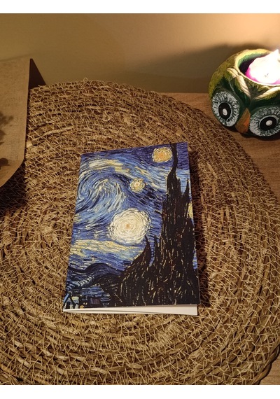 Yıldızlı Gece Not Defteri Çizgisiz Sert Kapak Diğer