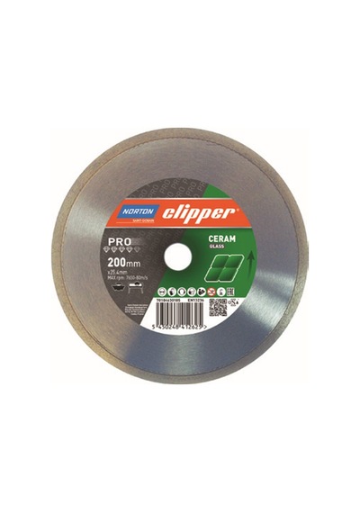 Clıpper Clıceramglass180 Norton Pro Ceram Glass 180mm Testere