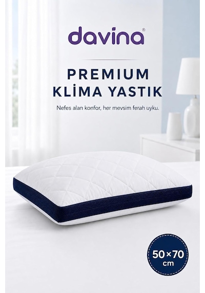 Klimalı Yastık, Hava Sirkülasyonlu Nefes Alabilir 50x70 Cm