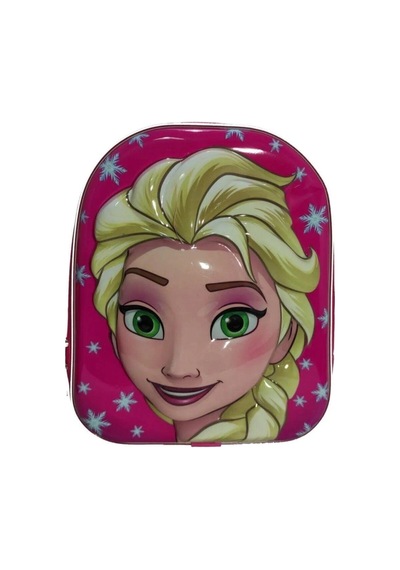 Mmk Collection Günlük Ve Kreş Anaokulu Frozen Desenli Baskılı Pembe Renk Kız Sırt Taşımalı Çanta