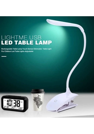 Şarj Edilebilir Dokunmatik Masa Lambası Usb Led Işık