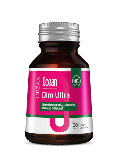 Ocean Dim Ultra Diindolilmetan, Sülforafan & Kalsiyum D-glukarat 30 Tablet