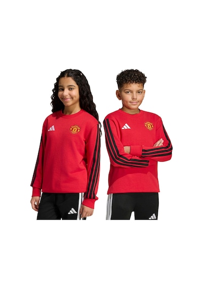 Adidas Çocuk Sweatshirt "manchester United Kids Crew Sweat" Kg6341 Kırmızı