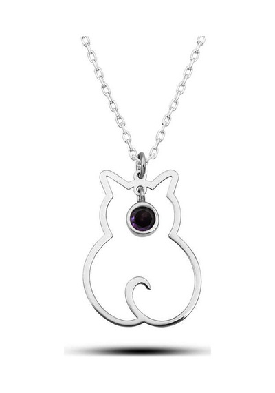 Gümüş Şubat Ayı Doğum Taşı Kedi Kadın Kolye - Colorname: Gümüş / Varyantbarcode: Pt11004729 / Colorpicture: Https://www.gumush.com/img/products/t8387 Td 1.jpg Gümüş Şubat Ayı Doğum Taşı Kedi Kadın Kolye - Colorname: Gümüş / Varyantbarcode: Pt11004729 / Colorpicture: Https://www.gumush.com/img/products/t8387 Td 1.jpg