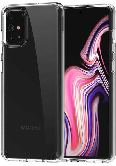Galaxy A71 Kılıf Zore Coss Şeffaf Sert Silikon Kılıf Renksiz
