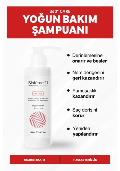 Sistéme 11 Yıpranmış Saçlar Için Intensive Repair Yoğun Bakım Şampuan 250 Ml Diğer