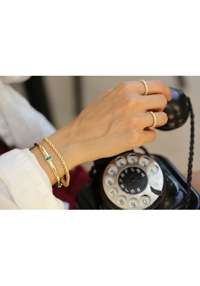 Reis Kuyumculuk T13032 Grassy Bangle Altın Bilezik