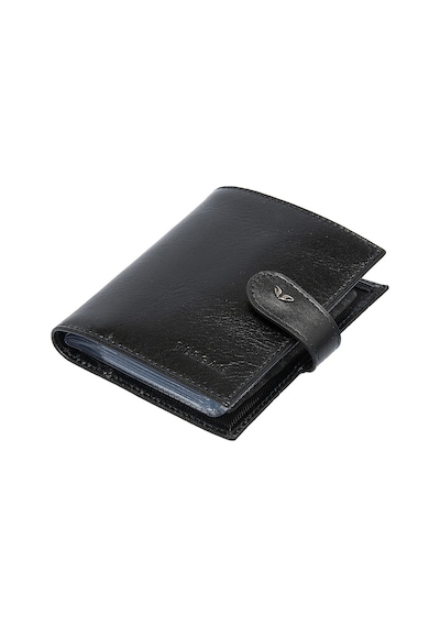 Tergan Siyah Deri Unisex Kredi Kartlık 01323B06