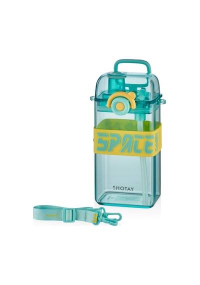 Shotay Su Matarası Space Tritan Turkuaz 500ml