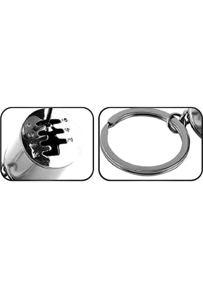 Oto Araba Anahtarlık Vites Metal Sarı