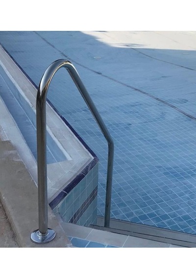 Yüzme havuzu beton merdiven iniş tutamağı 1524 mm AISI 316 KALİTE