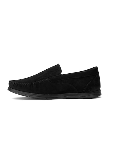 Elit 25ynbl1050n Erkek Hakiki Deri Casual Ayakkabı Siyah Siyah