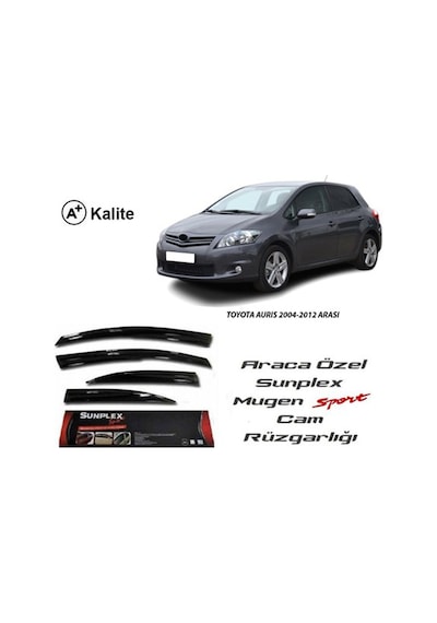 Toyota Uyumlu Auris Cam Rüzgarlığı Mugen Tip Sunplex 2006-2012