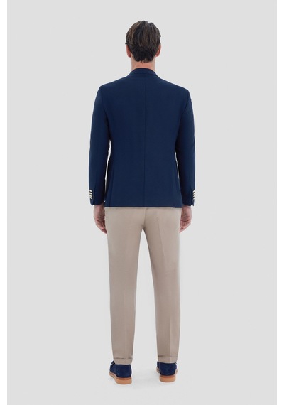 Erkek Lacivert Dar Kesim Slim Fit Viskon Çift Yırtmaçlı Torba Cep Tam Astarlı Mono Yaka 6 Drop Casual Ceket Erkek Lacivert Dar Kesim Slim Fit Viskon Çift Yırtmaçlı Torba Cep Tam Astarlı Mono Yaka 6 Drop Casual Ceket