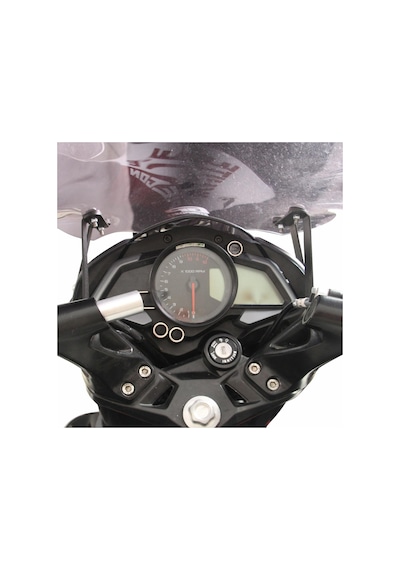 GP Kompozit Bajaj Pulsar NS 200 2011-2024 Uyumlu Telefon / Navigasyon Tutucu Gri