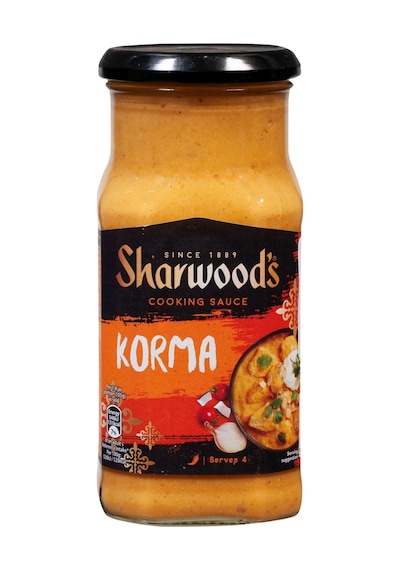 Sharwoods Hint Köri Sos Korma 420g - Orta Acılı, Yoğurtlu Hint Yemeği Sosu 4'li Avantaj Paketi Tarı