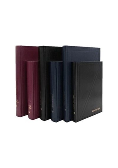 Dilman Kasa Defteri 368 Yaprak 17x24 Cm Siyah Kapaklı Kullanışlı Defter