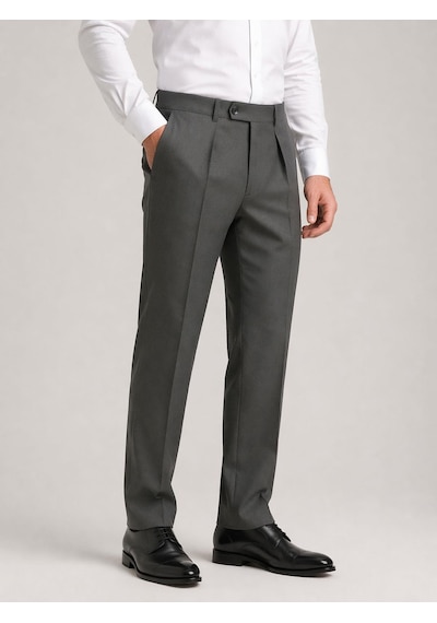Classics Men Ricati Regular Fit Pileli Erkek Kumaş Pantolon - 7621 Yeşil
